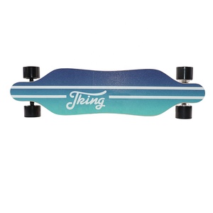 Planche à roulettes en érable personnalisée professionnelle à 7 plis, moteur à double moyeu 350W*2, 20 km/h, roue en PU de 70 mm, longboard, mini planche à roulettes - Product Image 4