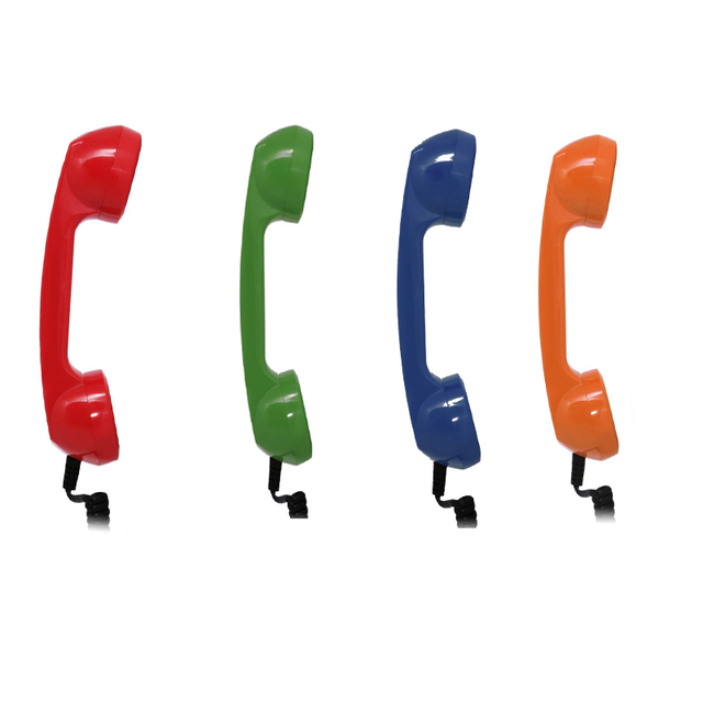 Vintage handset for laptop iphone and smart mobile phone
