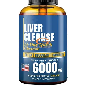 Gotobeauty private label cod Liver oil cleanse Dietary Supplement 2 fl Health and Fatty Liver Care detox cleanse drops for Sale