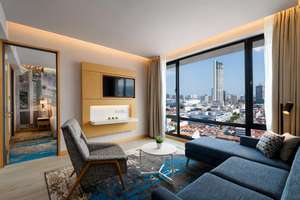 โครงการเฟอร์นิเจอร์โรงแรม CREATION มาเลเซีย โอโซ จอร์จทาวน์ เพนนิง ชุดเฟอร์นิเจอร์ห้องนอน<span class=keywords><strong>โรงแรม</strong></span>สไตล์โมเดิร์น - Product Image 4