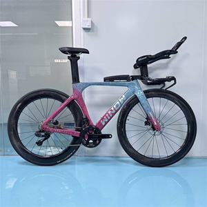 <span class=keywords><strong>Bicicleta</strong></span> de Triatlón y Carretera Winowsports 2026 Nueva Completa para Carreras, 24 Velocidades, con Grupo L-TWOO ER9 Di2, Pintura Crackle - Product Image 1