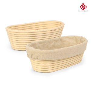 XH OEM-cesta de pan artesanal personalizada, herramienta profesional para hornear con rascador, Banneton - Product Image 2