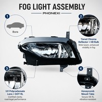 OEM 18G941661A 18G941662A Phare antibrouillard avant gauche à LED 35W Blanc Économe en énergie pour VW Bora MQB 2018-2022 Berline compacte