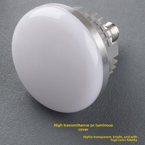 Lámpara LED de Alta Potencia Tipo Hongo para Iluminación de Almacenes, Control Manual con Interruptor, Temperatura de Color 6500K, Construcción de Aluminio+PC, E27 - Product Image 1