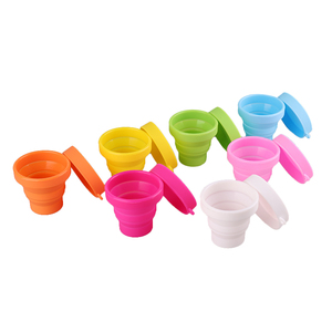 แก้วน้ำพับได้ แก้วกาแฟพกพาสำหรับเดินทาง แก้วซิลิโคนพับได้ ขายดี - Product Image 3