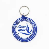 Porte-clés en caoutchouc PVC réglable avec lettres grecques Iota Phi Lambda Zeta Phi Beta, résistant à l'eau, durable, cadeau pour les sororités et les fraternités