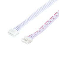 Cable Plano JST de 4 Pines Hembra a Hembra, Conector Rojo de 1 Pin y Conector Blanco para Sensor I2C, Arduino OEM