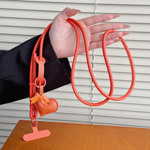 PU <b>Leather</b> Strawberry <b>Lanyard</b> Creative Lovely 3D <b>lanyard</b> New Wrist <b>Leather</b> Rope Bag hanging Decoration Strap Adjustable Sling - Product Image 6