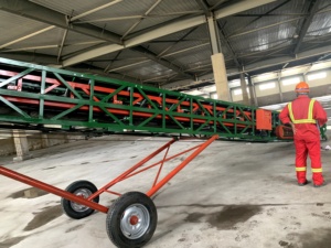 Op Maat Gemaakte Telescopische Rubberen Transportband Automatische Hittebestendige Transportbanden Voor Bouw-En Bouwmaterialen - Product Image 2