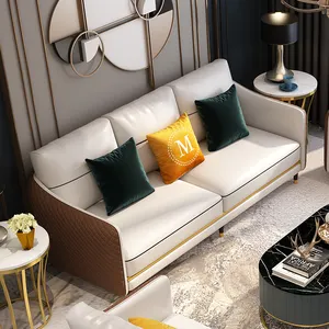 Divani moderni da soggiorno a forma di U divani reclinabili di lusso in microfibra tessuto divano componibile per mobili per la casa 7 posti