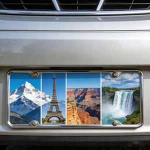 Plaques d'immatriculation européennes personnalisées en alliage d'aluminium de qualité supérieure pour voitures – Grande vente - Product Image 1