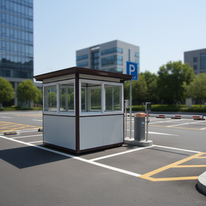 Cabine de péage routière TOPPRE à prix abordable, conception intérieure personnalisée OEM Chine, avec grand espace de travail confortable, cabine de garde - Product Image 5