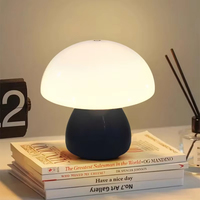 Lampe de table à Led Champignon Chargement Touch Desk Coffee Bar, Décoration de chambre d'hôtel, Atmosphère créative nordique, Petite lampe de table