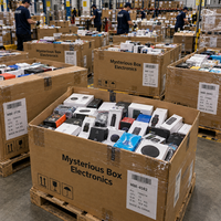 Boîte mystère électronique avancée directement de l'usine : écouteurs sans fil 3C, haut-parleur intelligent, accessoires de drone, smartphone, tablette, aventure