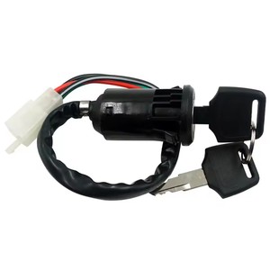 Interrupteur d'allumage de moto avec 2 clés, accessoires pour scooter, compatible avec <span class=keywords><strong>quad</strong></span>, moto tout-terrain, ATV, marche/arrêt, pièces de rechange universelles en plastique - Product Image 6