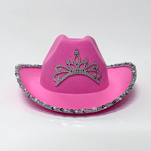 <span class=keywords><strong>Sombrero</strong></span> de Fiesta Personalizable, Sombreros de <span class=keywords><strong>Vaquero</strong></span> Unisex para Halloween con Corona, Cuentas Brillantes, Brillan en la Oscuridad, para las Cuatro Estaciones - Product Image 3