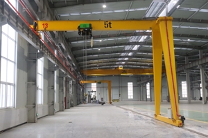 เครนกึ่งโครงเหล็กพร้อมรางและรอกสลิงไฟฟ้าแบบยุโรป - Product Image 2