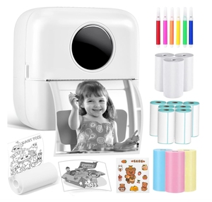 X5 mini máy in xách tay in DIY sổ lưu niệm du lịch nhãn Memo inkless Sticker máy in túi không dây mini Máy in nhiệt - Product Image 6