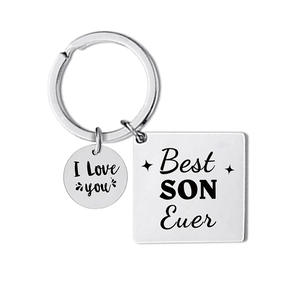 ग्रैंडपा कीचेन पिता कुंजी की अंगूठी सबसे अच्छा पिता कभी कीरिंग ने पिता को उपहार कस्टम स्टेनलेस स्टील की सबसे अच्छी पोती - Product Image 2