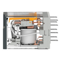 Relé Miniatura Original Schneider 24VDC RXM2LB1BD Pin-8 Harmony, Relés Electromecánicos Schneider