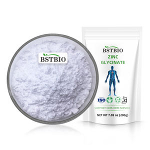 BSTBIO de qualité alimentaire CAS 7214-08-6 Poudre de bisglycinate de <span class=keywords><strong>zinc</strong></span> 99% <span class=keywords><strong>Glycinate</strong></span> de <span class=keywords><strong>zinc</strong></span> - Product Image 1