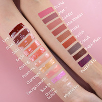 Gloss à lèvres mat sans marque, fournisseur de cosmétiques à étiquette privée personnalisée, créez votre propre rouge à lèvres liquide mat