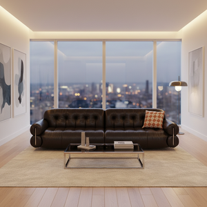 Canapé <span class=keywords><strong>d</strong></span>'angle moderne et confortable en cuir noir pur, style minimaliste, luxe léger, écologique – Offre spéciale - Product Image 6