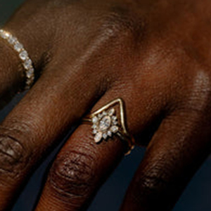 Bague vintage plaquée or rose S925, bague de fiançailles en moissanite en forme de poire, bijoux pour femmes - Product Image 6