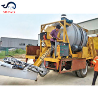 Machine de mélange d'asphalte à faible coût de production Usine de mélange d'asphalte mobile Petite mini usine de mélange de béton de bitume