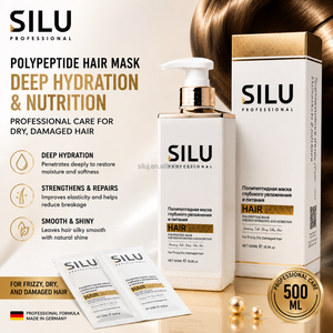 <span class=keywords><strong>Mascarilla</strong></span> Capilar SILU al por Mayor <span class=keywords><strong>para</strong></span> Cabello Seco y Encrespado, Tratamiento Profundo Nutritivo con Polipéptidos, Calidad de Salón, Marca Privada OEM, NUEVA <span class=keywords><strong>MASCARILLA</strong></span> CAPILAR - Product Image 1