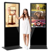 Totem d'écran LCD Wifi autonome Android 32 43 50 55 65 pouces bon marché Kiosque d'affichage numérique d'intérieur Lecteur de publicité LCD