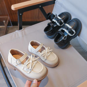 2025新しい女の子プリンセスブリティッシュスタイルカレッジスタイル子供靴小さな革メアリージェーンスカートソフトボトムキッズパーティー - Product Image 4