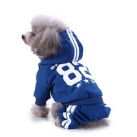 Sweat-shirts d'hiver écologiques en polyester pour chiens, taille XL, classiques, motif Teddy de dessin animé pour les fêtes du Nouvel An