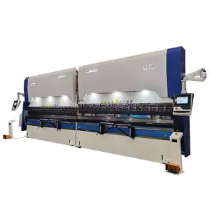 CNC eletro-hidráulica síncrono imprensa freio dobra máquina 350T6000mm dupla ligação máquina juntos trabalhando para venda