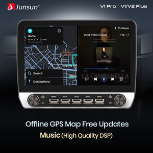 Junsun Android đài phát thanh xe cho Peugeot 107 Citroen C1 TOYOTA aygo 2005 2014 Carplay với cảm ứng nút vật lý xe DVD Player - Product Image 4