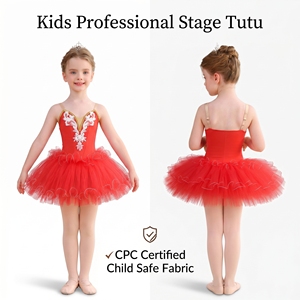Vestido de Ballet Profesional Multicolor para Niñas, Tutú Personalizado OEM, Traje de Danza para Niñas, Ropa para Actuaciones en Escenario - Product Image 3
