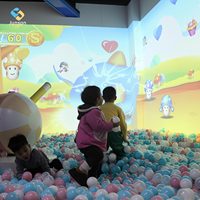 Plus de 50 jeux interactifs de projection murale |   Projecteur de jeu d'intérieur pour enfants pour parc de trampolines et aire de jeux