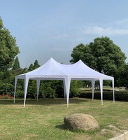 Carpa de Lujo Metálica para Bodas, Venta Directa de Fábrica, 4.5x6m, Estructura de Acero, Oxford Impermeable/Ignífuga