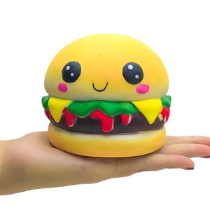 Jincan Squeeze Toys Wholesale Spot Squishy Emoticon Cone PU Sandwich Cookies Waffle Pizza Pie & Cake Simulation Slow <b>Rebound</b> - Product Image 3