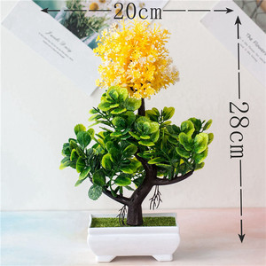 Bonsaï artificiel <span class=keywords><strong>en</strong></span> plastique <span class=keywords><strong>en</strong></span> <span class=keywords><strong>pot</strong></span>, arbres quatre saisons, petites décorations de table, ornements, <span class=keywords><strong>plante</strong></span> artificielle <span class=keywords><strong>en</strong></span> <span class=keywords><strong>pot</strong></span>, vente <span class=keywords><strong>en</strong></span> gros - Product Image 2