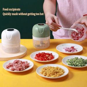 250 ML Electric <b>Mini</b> Food Processor Wireless Portable Rechargeable Vegetable Processor Electric <b>Mini</b> Garlic Food Chopper - Product Image 6