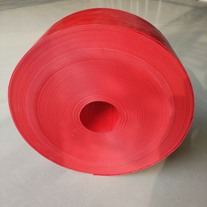 Enrouleurs de tuyaux de jardin plats en PE tissé haute pression, multi-tailles, rouges, pour systèmes d'irrigation agricole et de jardinage économes en eau - Product Image 4