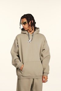 Sudadera con Capucha Extra Grande Personalizada al por Mayor para Hombre, Bordado con Logotipo Impreso en Relieve, Sudadera Unisex de Peso Pesado de 345 g/m² para Hombre y Mujer - Product Image 3