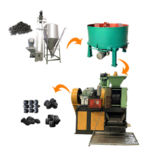 Presse à briquettes hydraulique haute pression pour la formage de poudre de fer minérale d'aluminium en forme de coussin, pour charbon et charbon de bois - Product Image 1