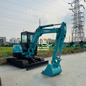 5.5ton Used Crawler <b>Excavator</b> KEBOLCO SK55 Mini Earthmoving Work Used Digger KEBOLCO SK55 SK75 SK95 Original Engine Pump - Product Image 3