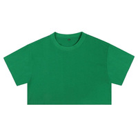 T-shirt en coton pour femmes, coupe ample, 210 g/m², manches courtes, logo personnalisé, streetwear, style sexy girl