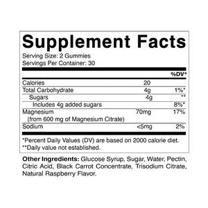 600mg que sirve vitaminas complejas minerales gomitas de magnesio con 400mg glicinato de magnesio L-treonato que sirve como suplemento diario - Product Image 4