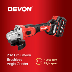 DEVON Máy Mài Góc Dụng Cụ Điện Chuyên Nghiệp 10000Rpm Chạy Điện Trung Quốc Với Pin 5.0AH Và Bộ Sạc - Product Image 2