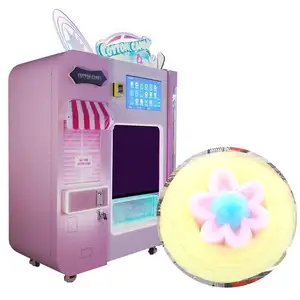 Fabrik Selbstbedienung automaten Kleine Candy floss Voll automatisch Zuckerwatte herstellungs maschine
