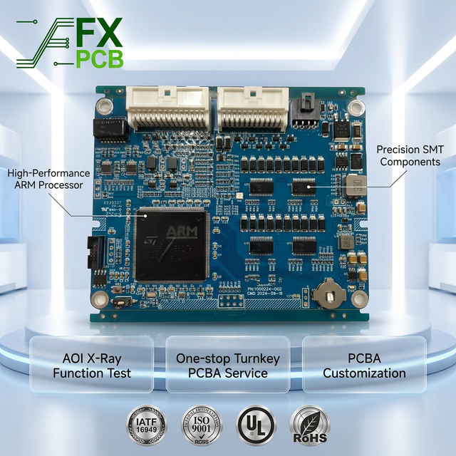 Rapid Turnkey PCB Assembly Industrial-Grade SMT Prototype & Small Batch Runs AOI Testing for Automation Electronic Control Board